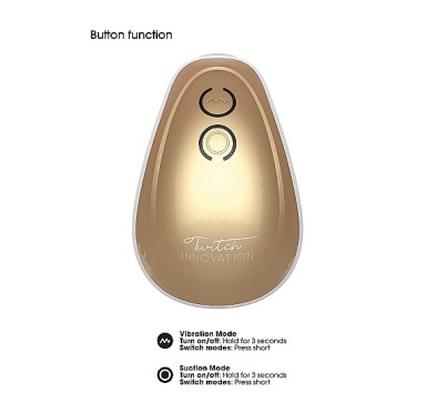 Twitch Hands - Free Suction & Vibration Toy - Gold